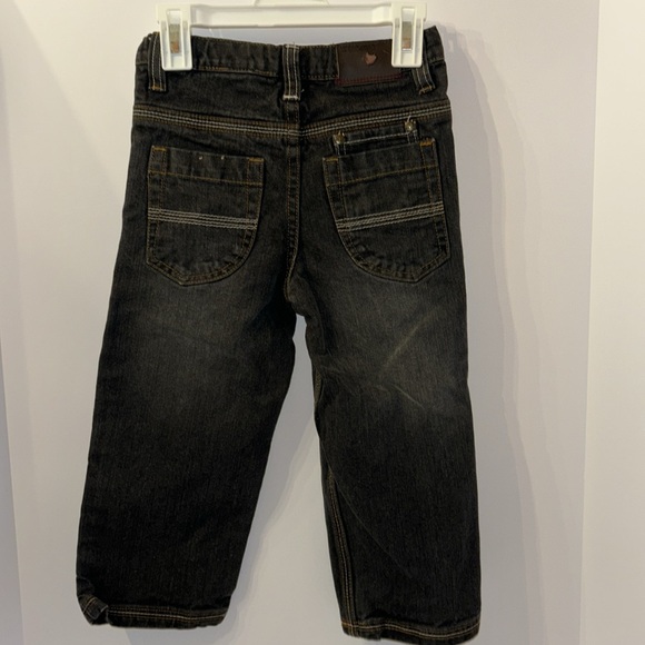 Timberland Boys Vintage Baggy straight leg Jens size 4T 6 pocket dark wash - Picture 2 of 8